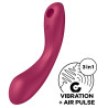 Satisfyer Stimulateur de clitoris Curvy Trinity 1 Satisfyer Rose